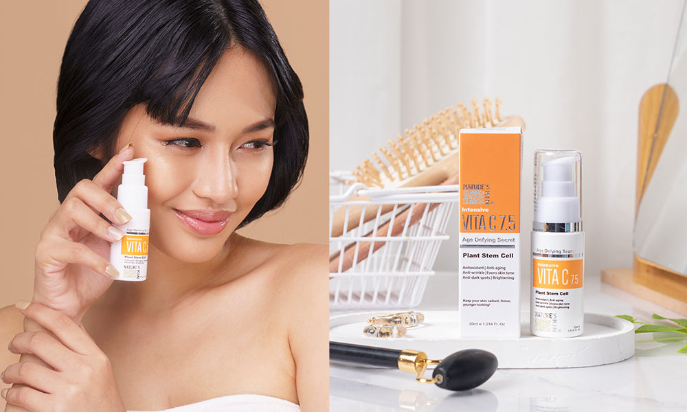The Secret to Radiant, Youthful Skin: The Vitamin C Serum with L-Ascorbic Acid, Plant Stem Cells, and Arbutin